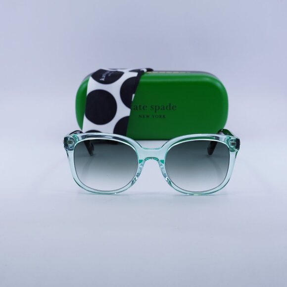 Kate Spade GWENITH/S 0ZI9 9K Square Sunglasses - Teal/Green main image 9